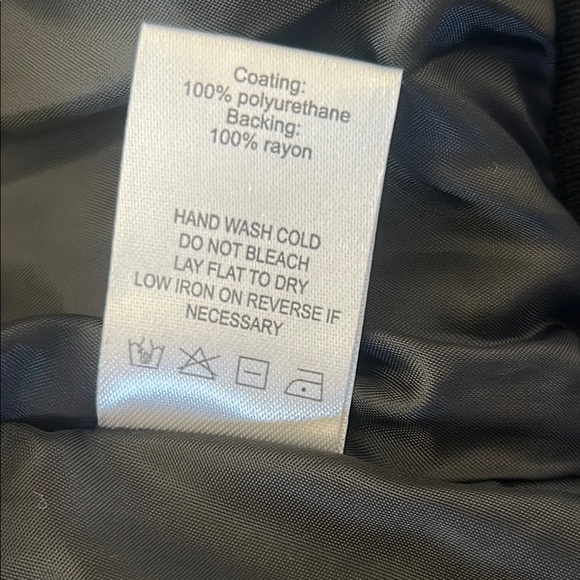 White Birch Black Faux Leather Jacket.Size S - Picture 11 of 13